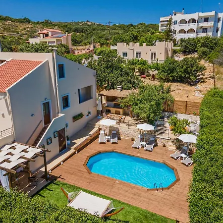 Villa Ellovos With Private Pool Rétino